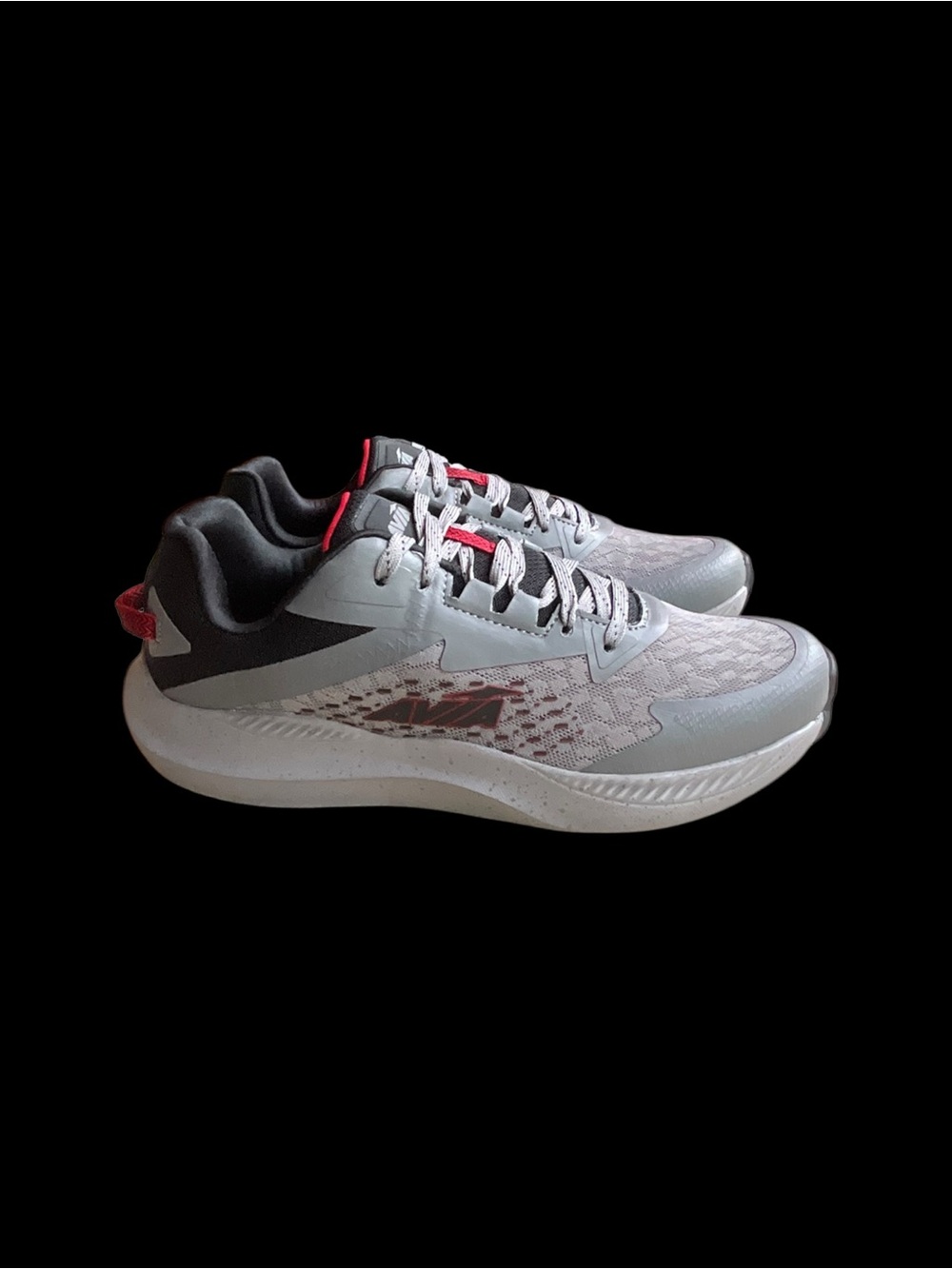 Avia Avi-Storm Men’s Running Shoes Gray Black Red AA50081MNR Size 12
